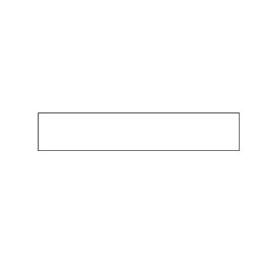 Blank tape, 3/4" X 500", White