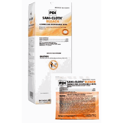 Bleach Surface Disinfectant Cleaner Wipe 11.5 x 11.75