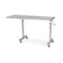 Blickman Adjustable Height Instrument Table, <b>62 X 24 X 36 - 56"</b>, Four 3" Swivel Casters, 2 with Brakes, sold as Each by Blickman 0157895062, Model 7895SS-O<br> <font color="red"><b>This is "non returnable"</b></font><br><br><font color="red"><b>BACK TO THE PRODUCT TABLE, <a href="https://www.aaawholesalecompany.com/furnishings-tables-instrument-and-utility-tables-adjustable-height-instrument-table-by-blickman.html">CLICK HERE</a></b></font>