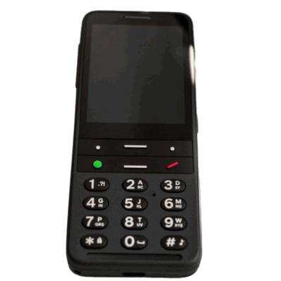 Blindshell Classic 3 Ocean Blue, perfect phone for visually impaired, scroll to bottom page for more details, by BlindShell 300256, State of California uses this state wide for the visually impaired, department of adaptive living.