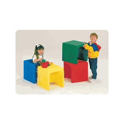 Block, Edu-cube, Single, Yellow - Medline