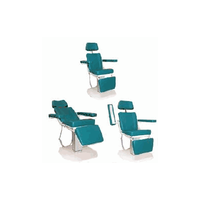 Blood Drawing Chair 1-straight Arm, 1-flip-up