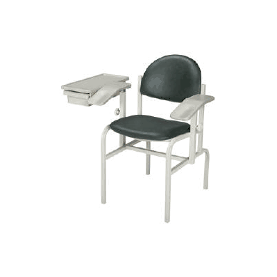 Blood Drawing Chair 2 Adjustable Armrest Sage