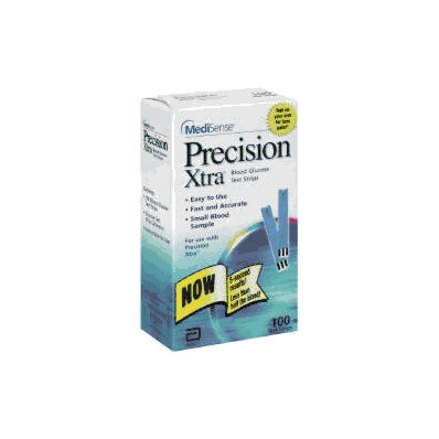 Precision Xtra Monitoring System Blood Glucose Test Strips