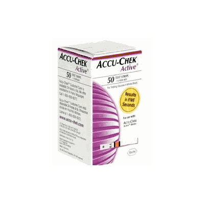 Blood Glucose Test Strips Accu-chek Active 5