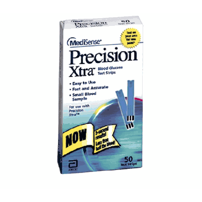 Precision Xtra Systems Blood Glucose Test Strips