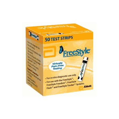 Blood Glucose Test Strips Freestyle 100 Test