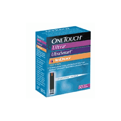 Blood Glucose Test Strips Onetouch Ultra 50