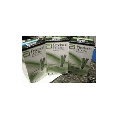 Blood Glucose Test Strips Precision Pcx Plus
