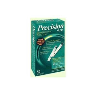 Blood Glucose Test Strips Precision Qid 100 T