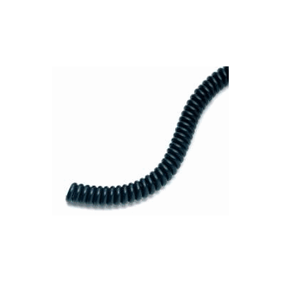 Blood Pressure Unit Black Coiled Tubing, 8 foot