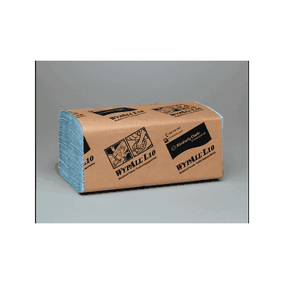 Blue L10 Wypall Windshield Wipes By Kimberly-