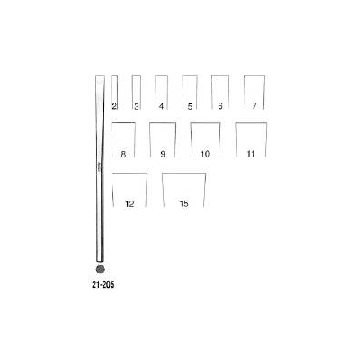 Bone Chisel Sheehan 6 Mm Stainless Steel Surg