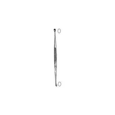 Bone Curette Double-ended 3 And 4 Mm Round, S