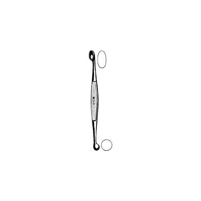 Bone Curette Double-ended Oval And Round Spoo