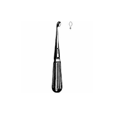 Bone Curette Single-ended Size 0 Straight, Ov