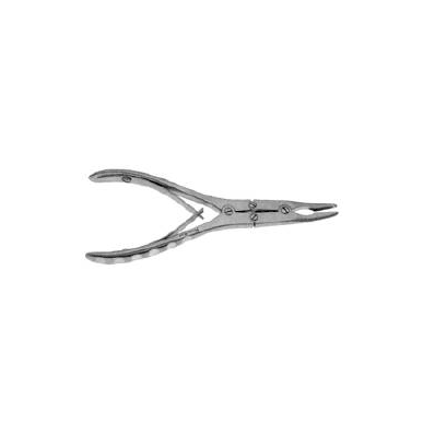 Bone Rongeur Ruskin Curved Double Spring Plie
