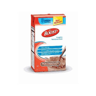 Boost Chocolate 8oz Tetra Brik 27/Cs - Medlin