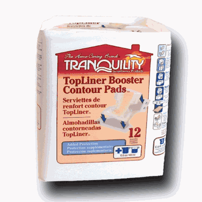 Pad, Incont Booster 10 1/2"X2 3/4" 5.7oz Cap(