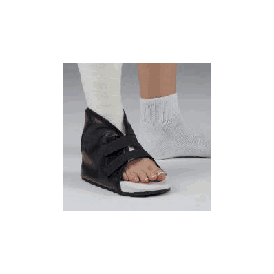 Boot, Cast, Ez Walk, Vinyl, Open Toe, S