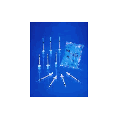 Botox or Tuberculin Syringe with needle 1 mL x 25 ga, 5/8"