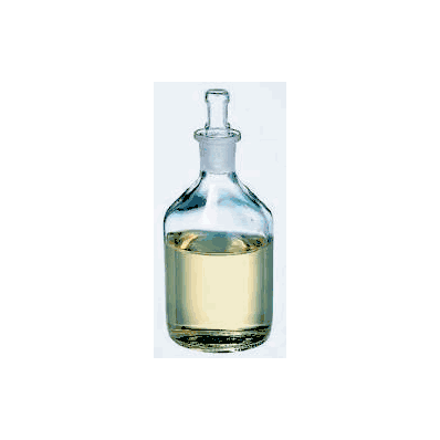 Bottle, Pyrex Reagent W/Hollow Stopper 8oz -