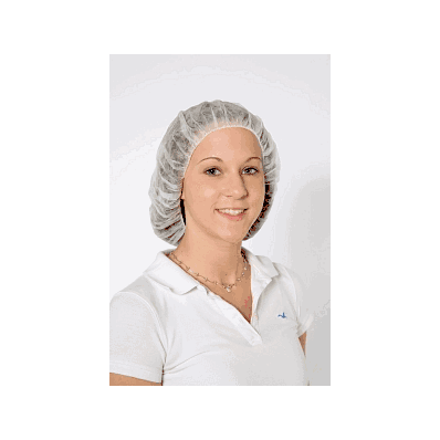 Bouffant, 21" White, Hair Covr, Nonlatex - Me