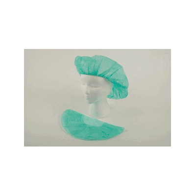 Bouffant Cap, 24", Green - Medline