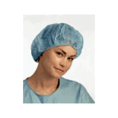 Bouffant, Cap, Annie, Blue, Large - Medline