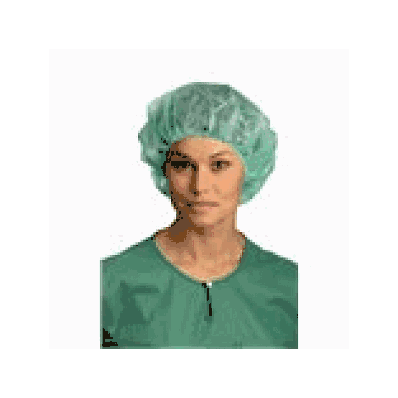 Bouffant, Cap, Annie, Green, Large - Medline