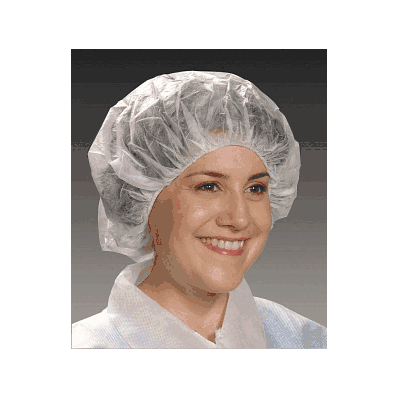 Bouffant, Ltx Free, White, 26" - Medline