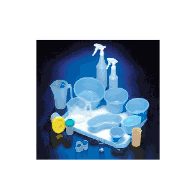 Bowl Blue Plastic - Bowl, Plas Str Blu 16oz (