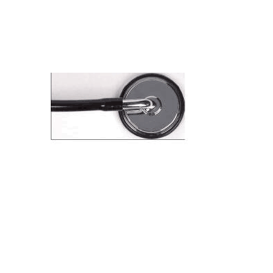 Bowles Stethoscope Black 1-tube 22 Inch Singl