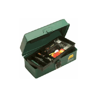Box, Tackle W/Lift Out Tray Grn (6/Bx) - - P