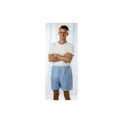 Boxer Shorts Medium Blue Spunbond Polypropyle