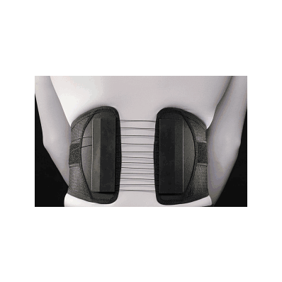 Brace, Spine, Fits Waist 25-30in, Black, Sm