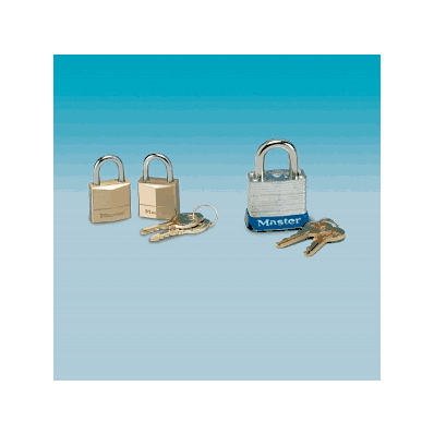 Brass Locks - Lock, BrasS, Secure, W/Keys - M