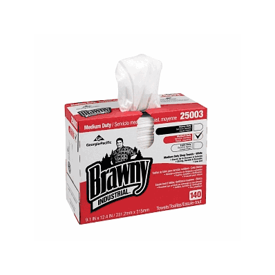 Brawny Indus Med Duty Disp Shop Towels By Geo