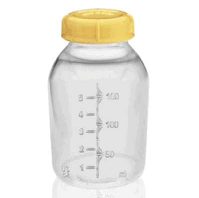 Breast Milk Storage Bottle, 5 oz. with Solid Lid