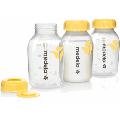 Breast Milk Storage Bottle, 5 oz. Graduated Plastic Sterile