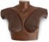 Breast Phantom Simulator, Dark, sold as each by Gaumard brand Nasco SB48847D<br><br><font color="red"><b>BACK TO THE PRODUCT TABLE, <a href="https://www.aaawholesalecompany.com/nasco-nursing---medical-simulation-breast-phantom-simulator.html">CLICK HERE</a></b></font>
