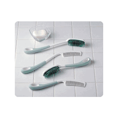 Brush, Ergo, Handle, 14" - Medline