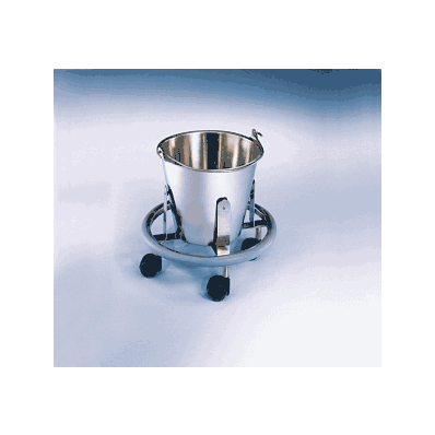 Bucket, Kick, 12 Qt, Mri, 2" Caste - Medline