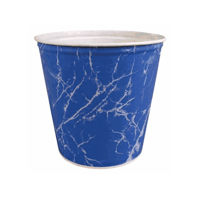 Bucket, Waxed, 165oz, Marble - Medline