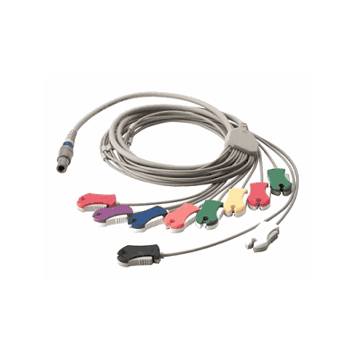 Cable, 10 Lead Patient, Aha, Pinch Cl - Medli