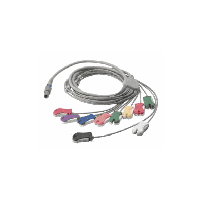 Cable, Ecg Patient Stress Cable, Pro Clip, Ah