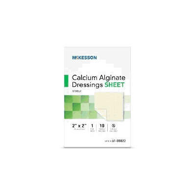 Calcium Alginate Dressing Mckesson Square 2 X