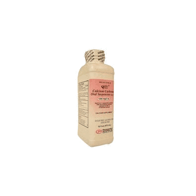 Calcium Carbonate Supplement, 16 oz. Liquid