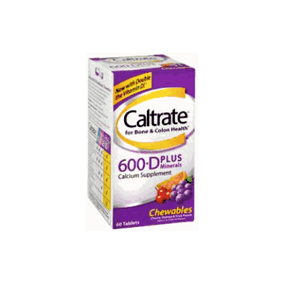 Calcium Supplement Caltrate Plus Chewable Ta