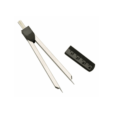 Caliper, Ekg Chrome W/Cap - Medline